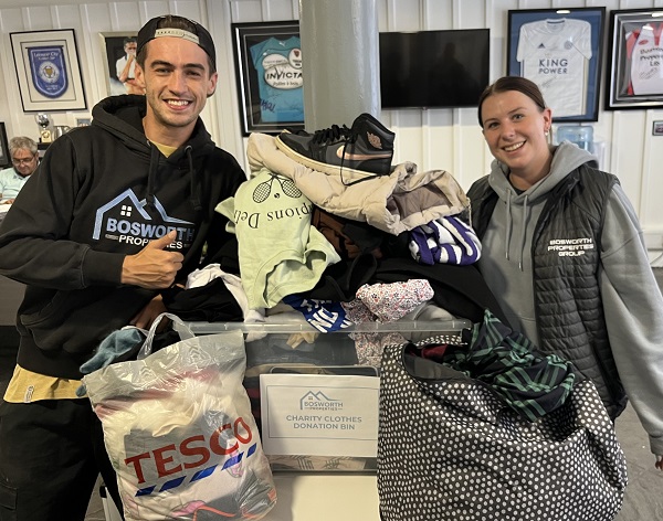 Bosworth Properties and our tenants have been working together to gather second hand clothing, in order to donate them to animal charity PDSA